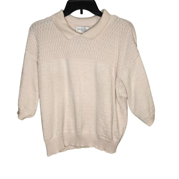 Robert Scott Sweaters - Robert Scott Ltd. Pink Cotton Sweater - Size XL 0220